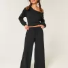 Gilly Hicks – Bequeme Baggy-Hose mit Waffelmuster