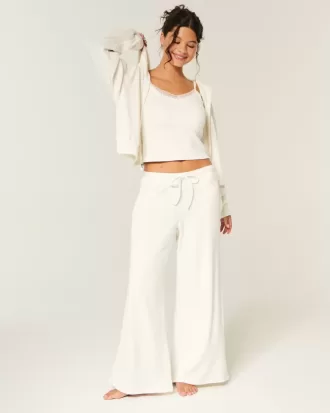 Gilly Hicks – Bequeme Baggy-Hose mit Waffelmuster