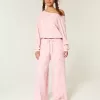 Gilly Hicks – Bequeme Baggy-Hose mit Waffelmuster