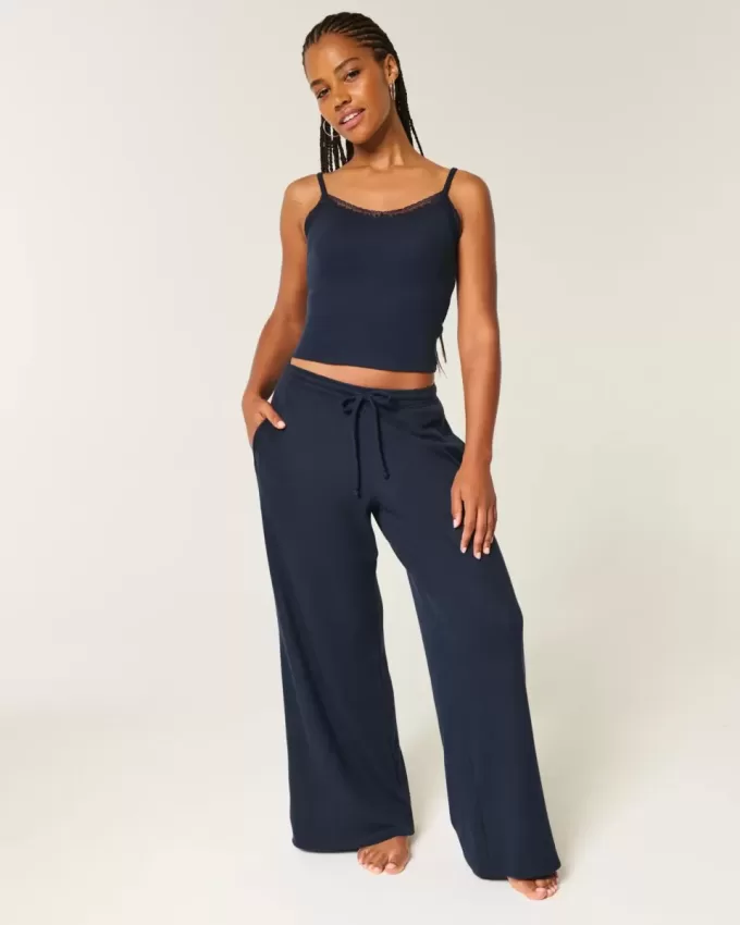 Gilly Hicks – Bequeme Baggy-Hose mit Waffelmuster Gilly Hicks – Bequeme Baggy-Hose mit Waffelmuster