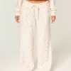 Gilly Hicks – Bequeme Baggy-Hose mit Waffelmuster