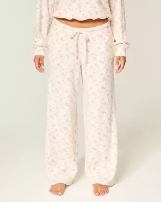 Gilly Hicks – Bequeme Baggy-Hose mit Waffelmuster
