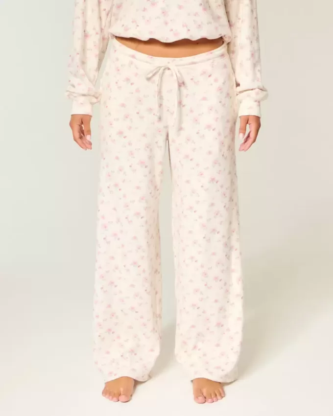 Gilly Hicks – Bequeme Baggy-Hose mit Waffelmuster