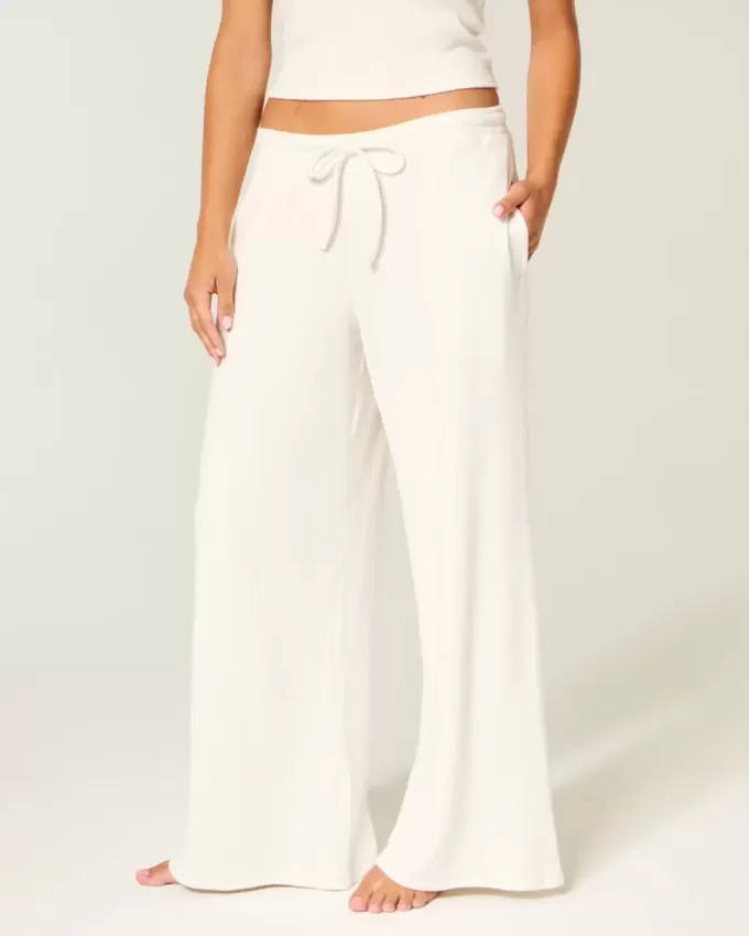 Gilly Hicks – Bequeme Baggy-Hose mit Waffelmuster Gilly Hicks – Bequeme Baggy-Hose mit Waffelmuster