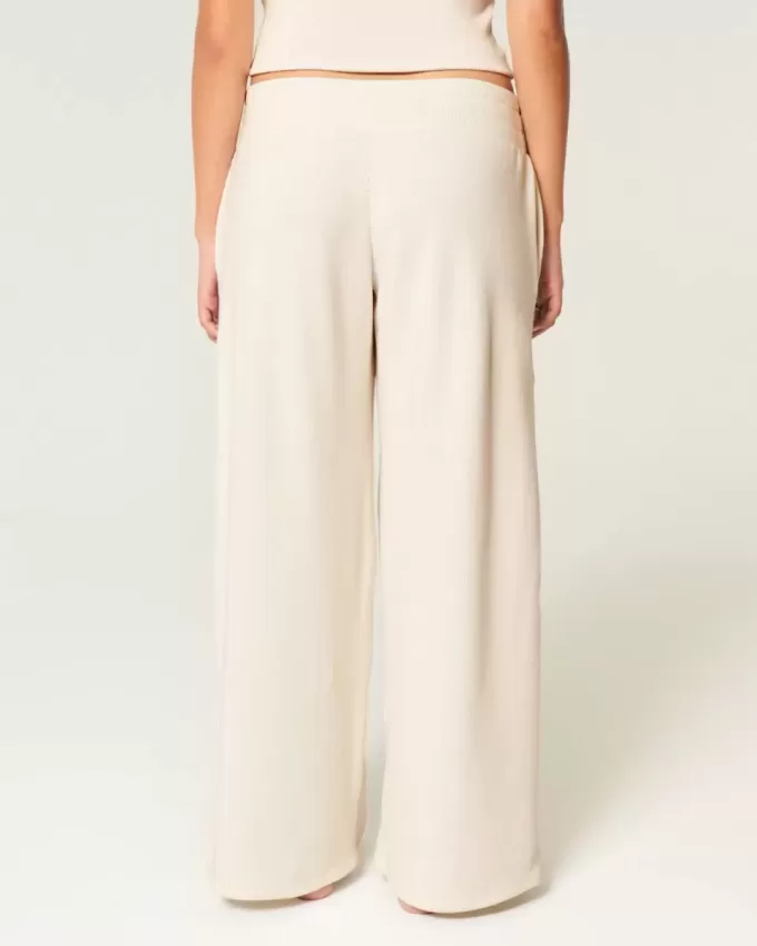 Gilly Hicks – Bequeme Baggy-Hose mit Waffelmuster Gilly Hicks – Bequeme Baggy-Hose mit Waffelmuster