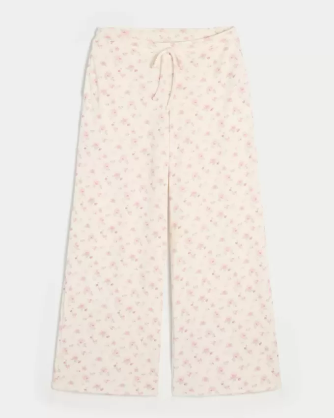 Gilly Hicks – Bequeme Baggy-Hose mit Waffelmuster