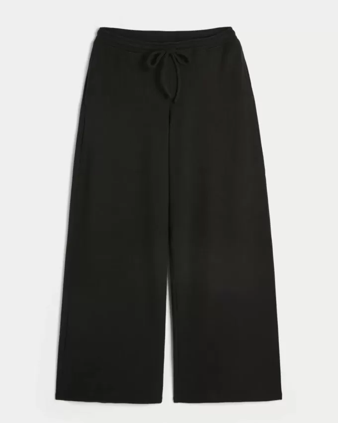 Gilly Hicks – Bequeme Baggy-Hose mit Waffelmuster