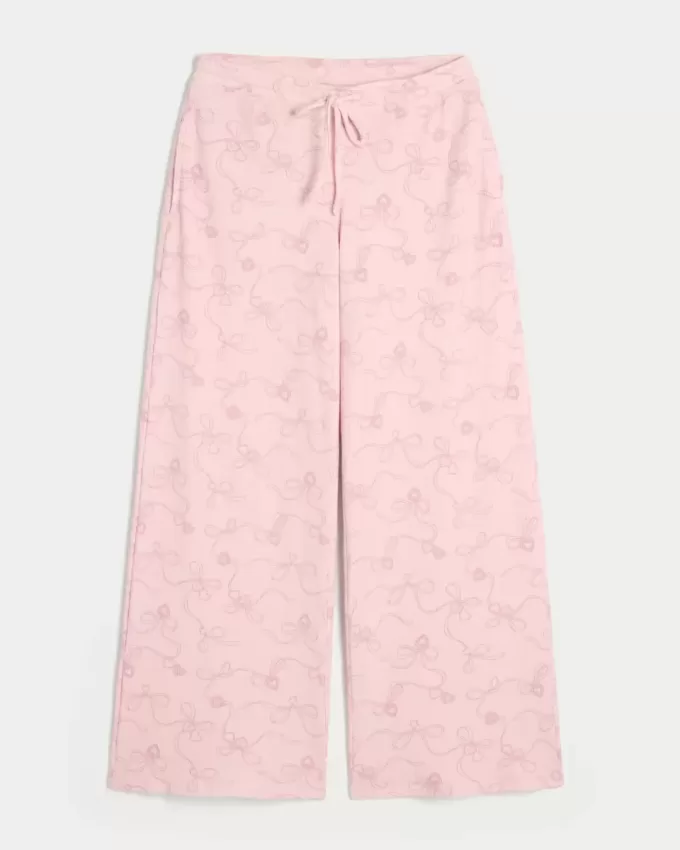 Gilly Hicks – Bequeme Baggy-Hose mit Waffelmuster
