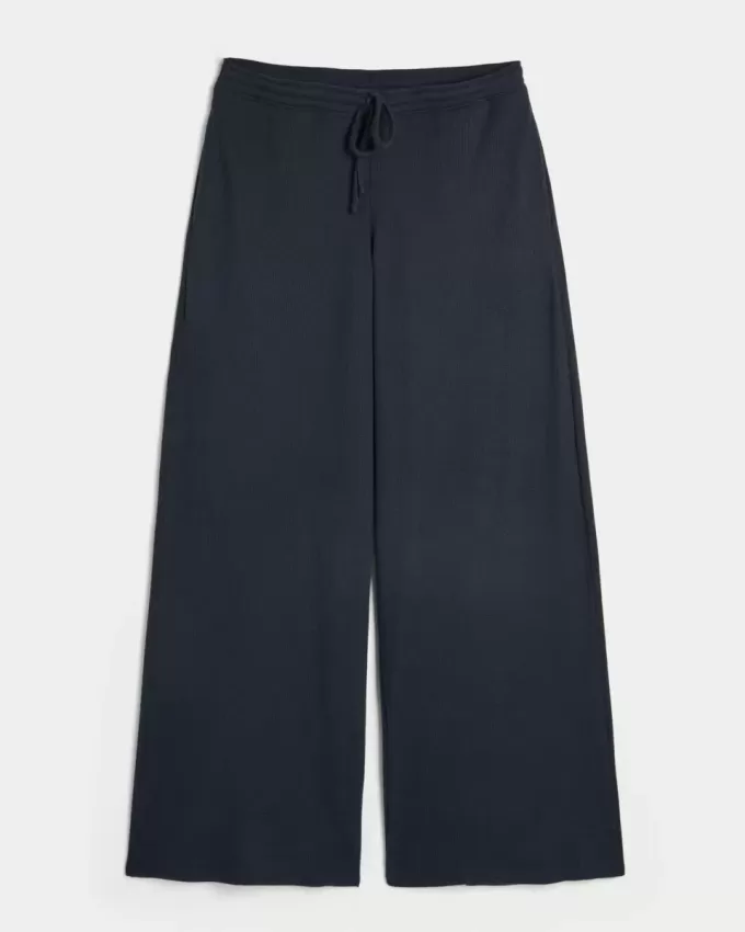 Gilly Hicks – Bequeme Baggy-Hose mit Waffelmuster Gilly Hicks – Bequeme Baggy-Hose mit Waffelmuster