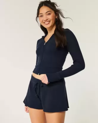 Gilly Hicks – Flattershorts mit Waffelmuster