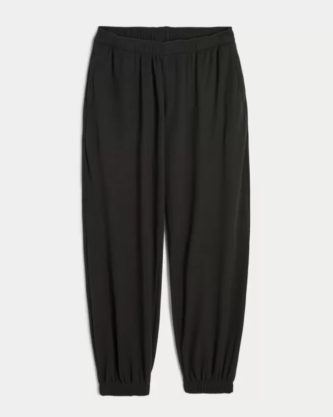 Gilly Hicks – Gemütliche Baggy-Jogginghose mit Waffelmuster Gilly Hicks – Gemütliche Baggy-Jogginghose mit Waffelmuster