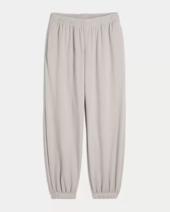 Gilly Hicks – Gemütliche Baggy-Jogginghose mit Waffelmuster Gilly Hicks – Gemütliche Baggy-Jogginghose mit Waffelmuster