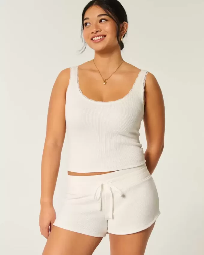 Gilly Hicks – Gemütliche Mini-Shorts mit Waffelmuster