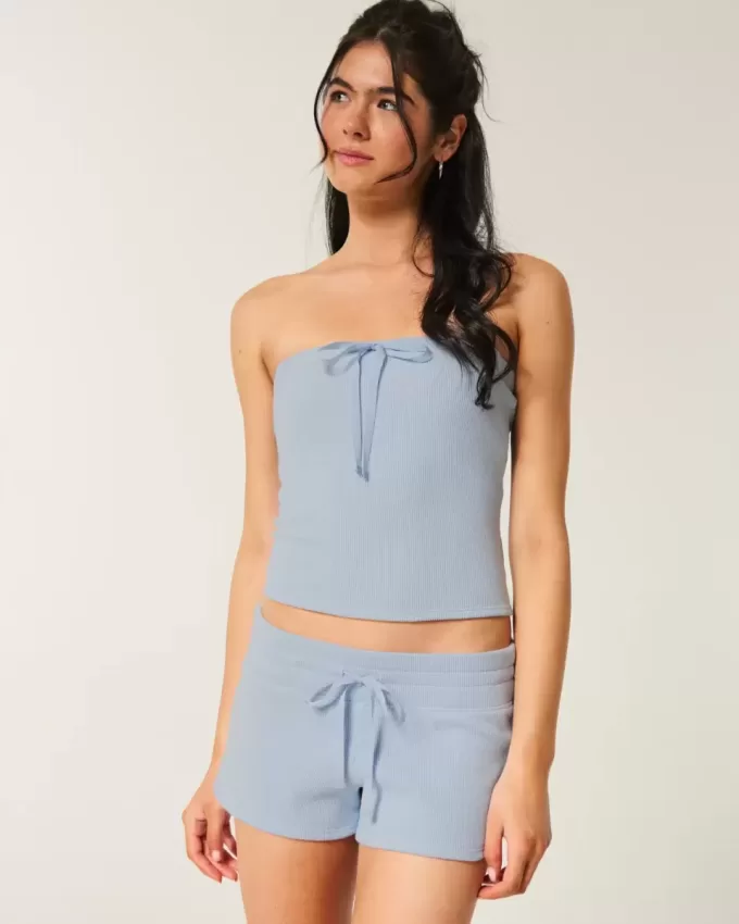 Gilly Hicks – Gemütliche Mini-Shorts mit Waffelmuster Gilly Hicks – Gemütliche Mini-Shorts mit Waffelmuster