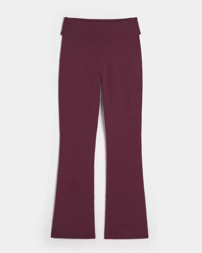 Gilly Hicks – Gemütliche Stiefelhose aus Strick mit Umschlagbund Gilly Hicks – Gemütliche Stiefelhose aus Strick mit Umschlagbund