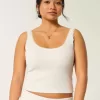 Gilly Hicks – Gemütliches Tanktop mit Waffel-Spitzenbesatz