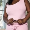 Gilly Hicks – Gemütliches Tanktop mit Waffel-Spitzenbesatz