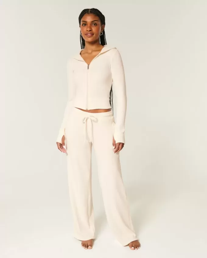 Gilly Hicks – Gerade Hose mit Waffelspitze