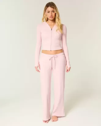 Gilly Hicks – Gerade Hose mit Waffelspitze