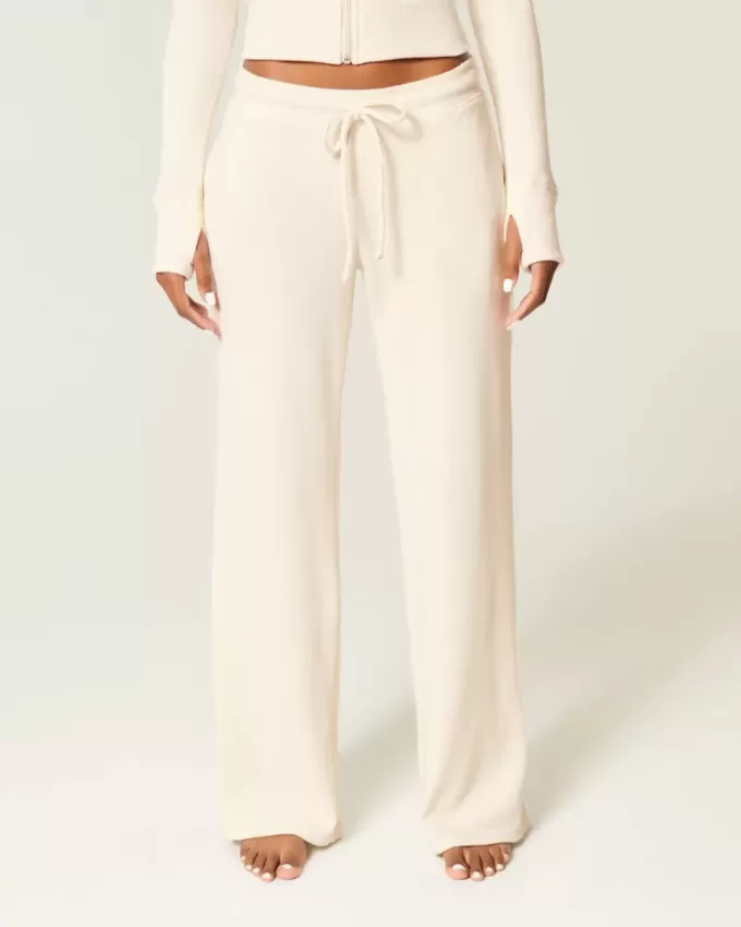 Gilly Hicks – Gerade Hose mit Waffelspitze