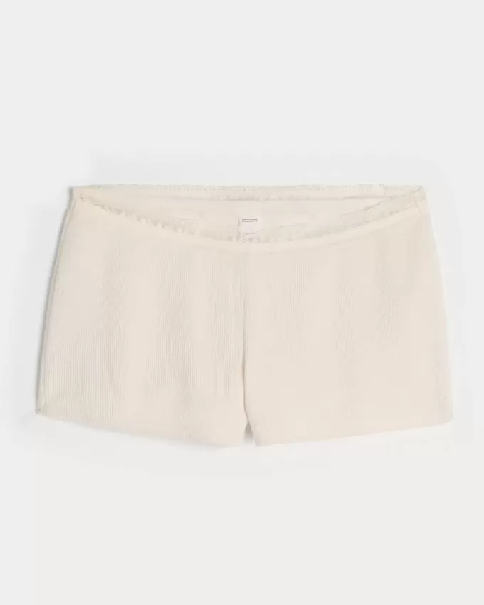 Gilly Hicks – Shortie-Shorts mit Waffelspitze Gilly Hicks – Shortie-Shorts mit Waffelspitze