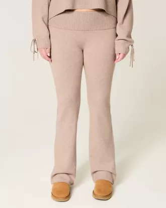 Gilly Hicks – Stiefelhose aus Strick mit Umschlagbund