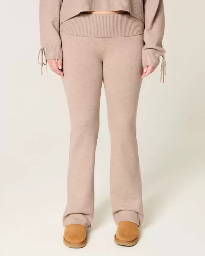 Gilly Hicks – Stiefelhose aus Strick mit Umschlagbund Gilly Hicks – Stiefelhose aus Strick mit Umschlagbund