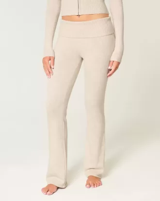 Gilly Hicks – Stiefelhose aus Strick mit Umschlagbund