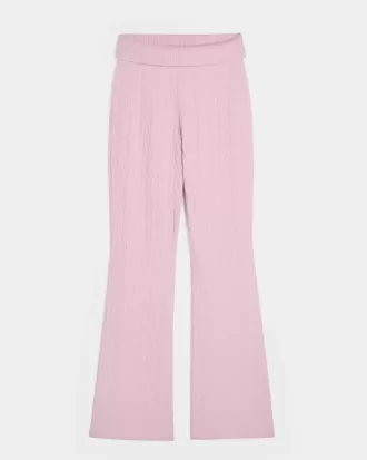 Gilly Hicks – Stiefelhose mit Zopfmuster und Umschlag