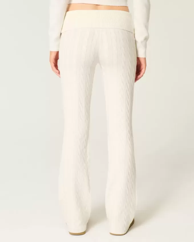 Gilly Hicks – Stiefelhose mit Zopfmuster und Umschlag Gilly Hicks – Stiefelhose mit Zopfmuster und Umschlag