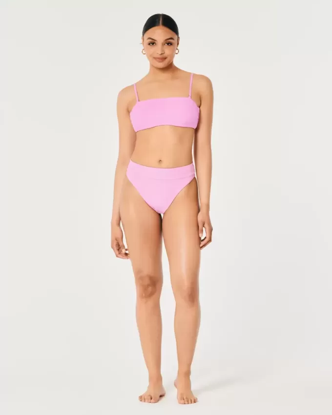 Gilly Hicks – Wendbare Bikinihose mit hohem Beinausschnitt und hoher Taille