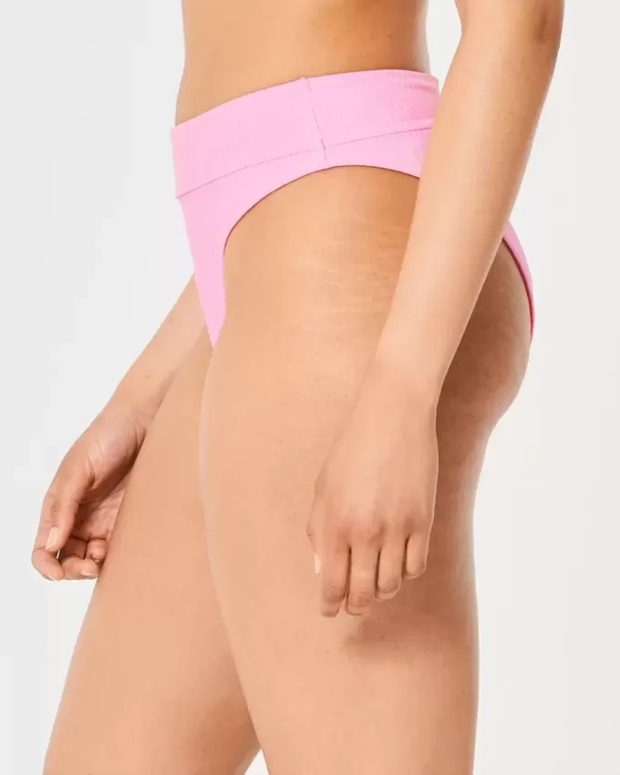 Gilly Hicks – Wendbare Bikinihose mit hohem Beinausschnitt und hoher Taille