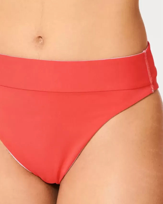 Gilly Hicks – Wendbare Bikinihose mit hohem Beinausschnitt und hoher Taille