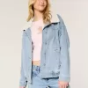 Hell gewaschene Jeansjacke Hell gewaschene Jeansjacke