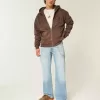 Hell gewaschene, legere Bootcut-Jeans