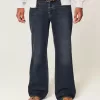 Hermosa – Lockere Bootcut-Jeans in dunkler Waschung Hermosa – Lockere Bootcut-Jeans in dunkler Waschung