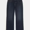 Hermosa – Lockere Bootcut-Jeans in dunkler Waschung Hermosa – Lockere Bootcut-Jeans in dunkler Waschung