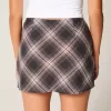 Hoch geschnittener A-Linien-Mini-Skort