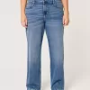 Hoch sitzende Dad-Jeans in dunkler Waschung Hoch sitzende Dad-Jeans in dunkler Waschung