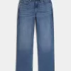 Hoch sitzende Dad-Jeans in dunkler Waschung Hoch sitzende Dad-Jeans in dunkler Waschung
