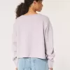 Hollister – Bequemer Cloud-Pullover mit kastigem Reverskragen Hollister – Bequemer Cloud-Pullover mit kastigem Reverskragen