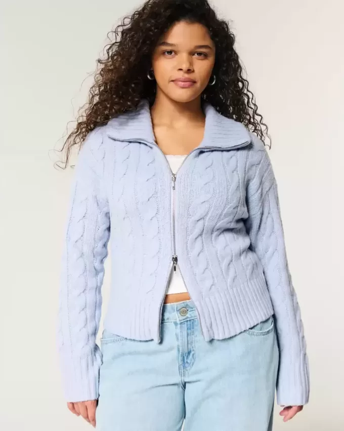 Hollister – Bequemer Cloud-Pullover mit Reißverschluss Hollister – Bequemer Cloud-Pullover mit Reißverschluss