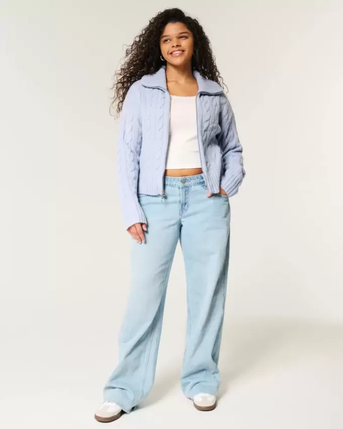 Hollister – Bequemer Cloud-Pullover mit Reißverschluss Hollister – Bequemer Cloud-Pullover mit Reißverschluss