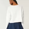 Hollister – Bequemer Pullover mit Wolkengrafik und Kerbkragen Hollister – Bequemer Pullover mit Wolkengrafik und Kerbkragen