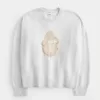 Hollister – Bequemer Rundhalspullover mit Cloud Bunny-Grafik