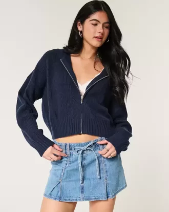 Hollister – Comfy Cloud – Kapuzenpullover mit Reißverschluss
