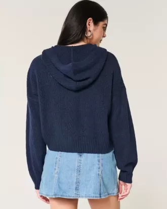 Hollister – Comfy Cloud – Kapuzenpullover mit Reißverschluss