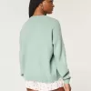 Hollister – Comfy Cloud – Oversize-Pullover mit V-Ausschnitt