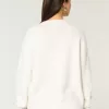 Hollister – Comfy Cloud – Rundhalspullover mit amerikanischer Flaggengrafik