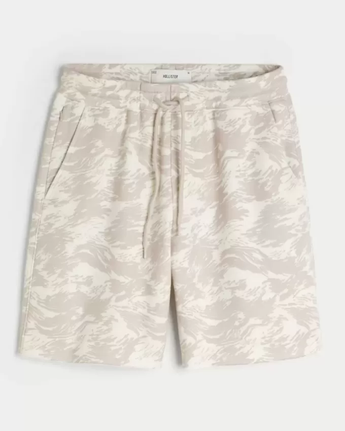 Hollister – Feel Good – Baggy-Shorts aus Fleece über dem Knie Hollister – Feel Good – Baggy-Shorts aus Fleece über dem Knie